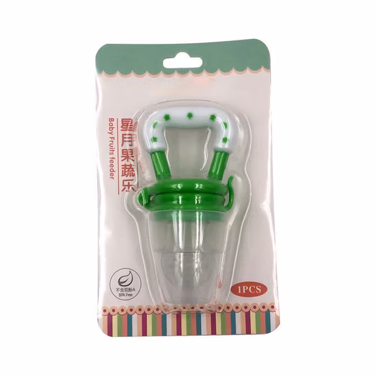 El juguete modificado para requisitos particulares BPA de Teether del silicón del bebé de las frutas y verduras libera al bebé Teether del silicón